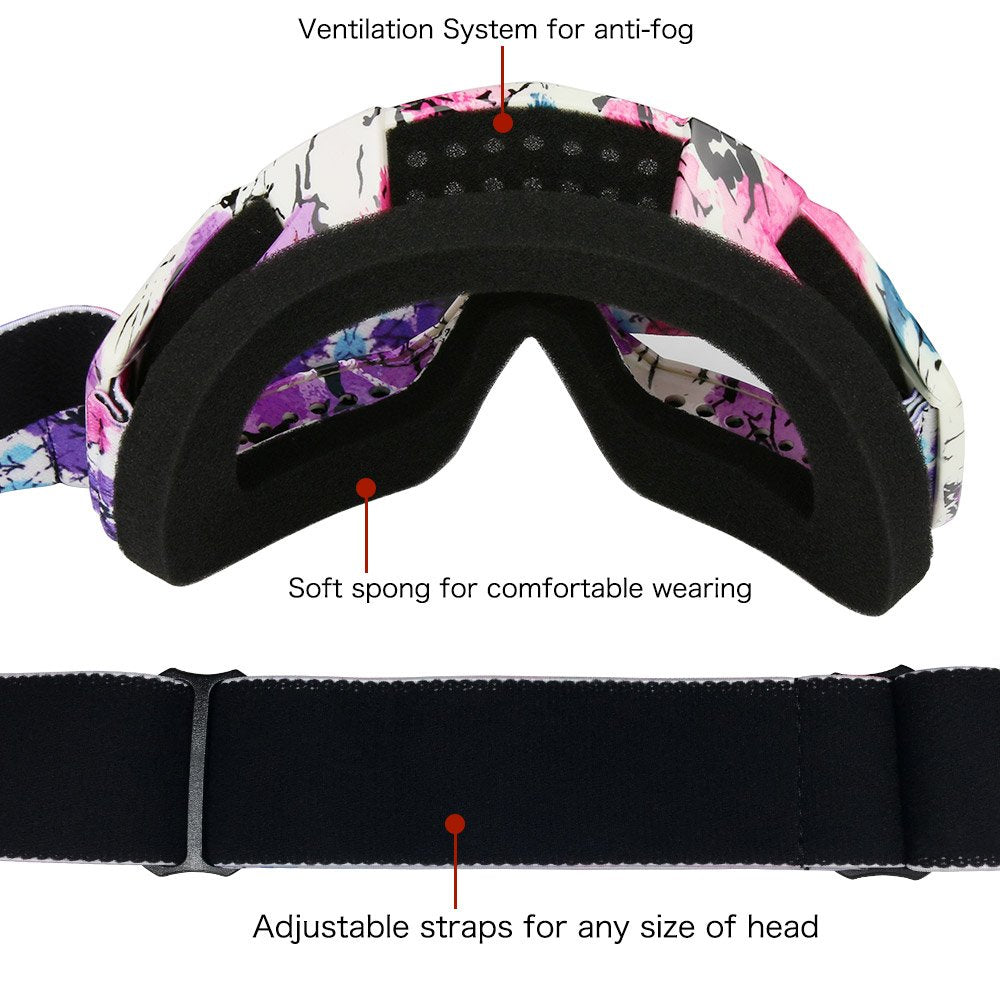 JAMIEWIN lightweight goggles reduce fatigue for longer sessions.