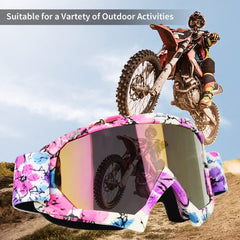 JAMIEWIN goggles with anti-fog vents for clear sight on rugged trails.