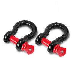 Jamiikury 5/8 inch D-ring shackle with screw pin for towing and recovery tasks.