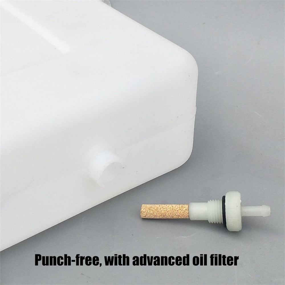 JANCAN oil level visible through the plastic for quick monitoring.