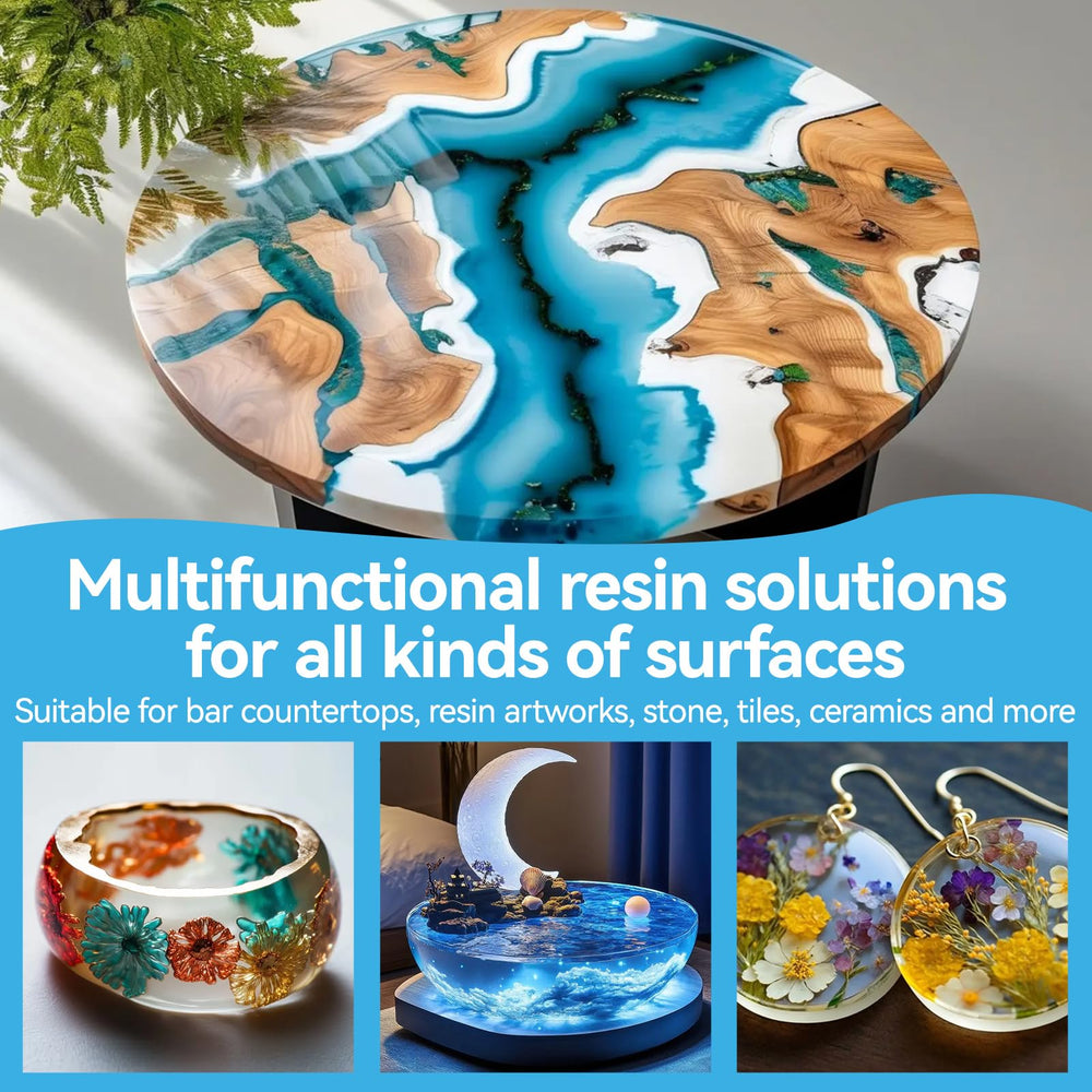 JAOJAO Resin cloudiness removal helps achieve clearer crafts.
