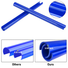 Jaronx blue stripe wrap adds vibrant color without drilling