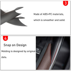 Jaronx interior fitment in BMW cabin emphasizing anti-stain and anti-scratch properties