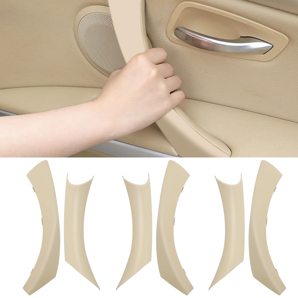 Jaronx BMW door handle cover left-front provides seamless fit and color match.