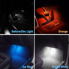 Jaronx footwell LED iDrive color control shows quick color changes.