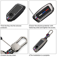 Compatibility guide for Jaronx BMW key fob cover across models