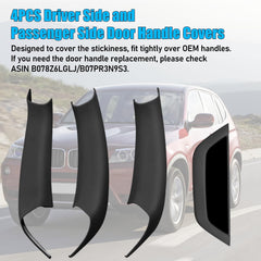 Jaronx right-rear door handle cover for BMW X3/X4 guards against scuffs.