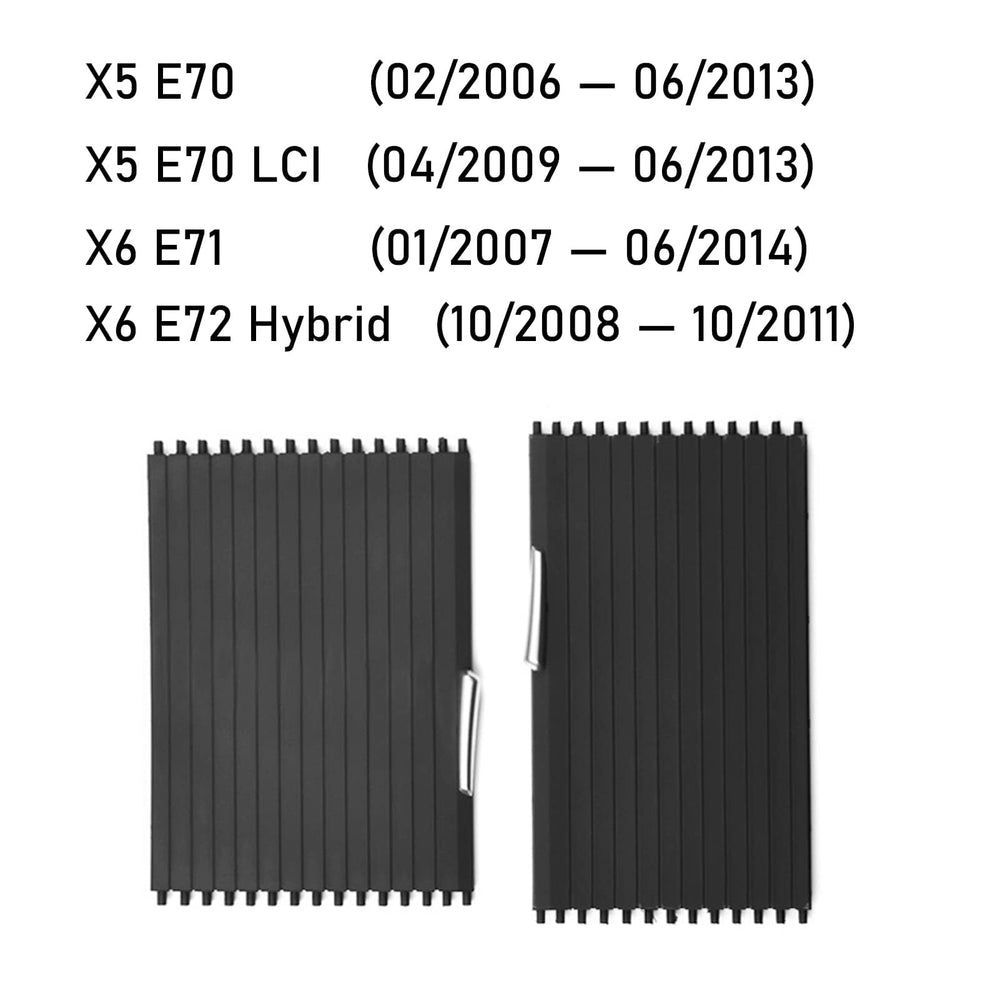 Jaronx replacement console blind restores original fit for X5/X6
