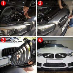 Jaronx V Brace covers on front grille add bold styling.