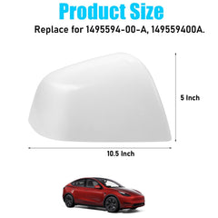 Jaronx Model Y mirror cover demonstrates wind and rain resistance.