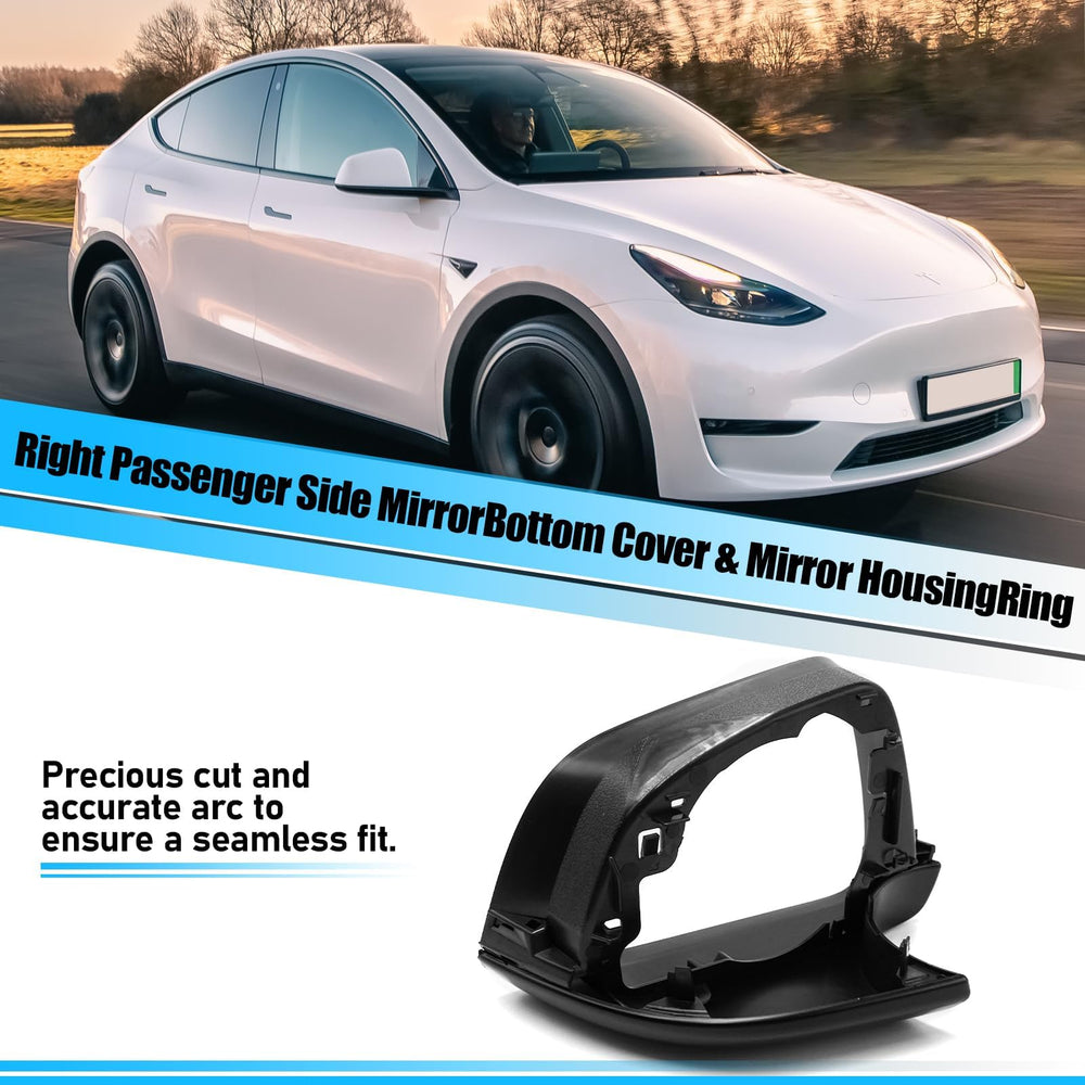 Jaronx Model Y mirror protection against rain and dirt with snug fit.