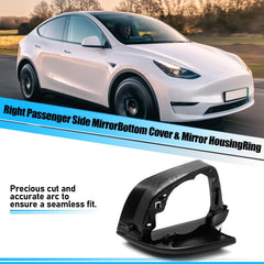 Jaronx Model Y mirror protection against rain and dirt with snug fit.