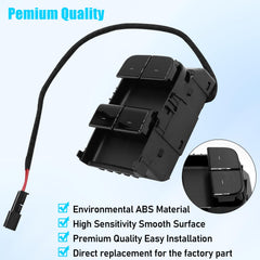 Jaronx durable window switch for Tesla Model 3 with heat-dissipation design.