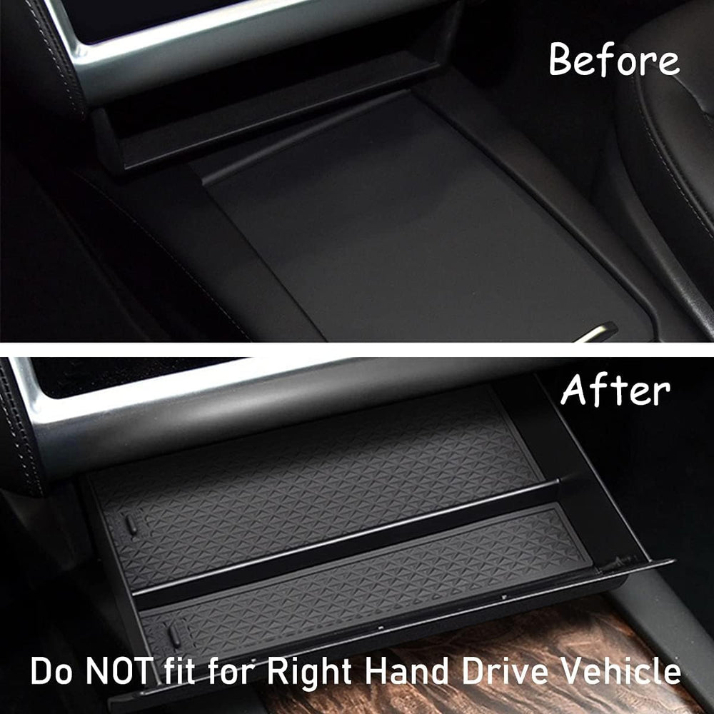 Jaronx drawer with anti-slip mats prevents movement during drives