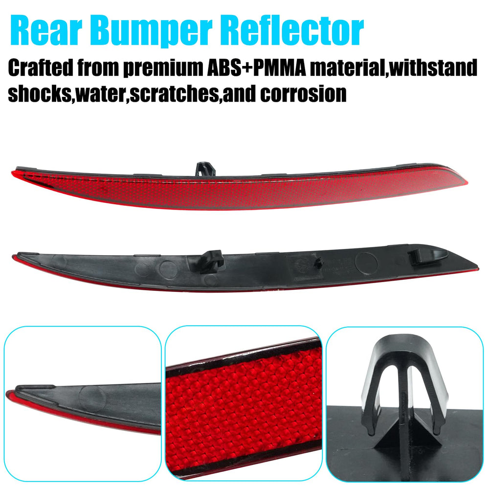Jaronx Tesla Model Y back reflector installation, plug-and-play design