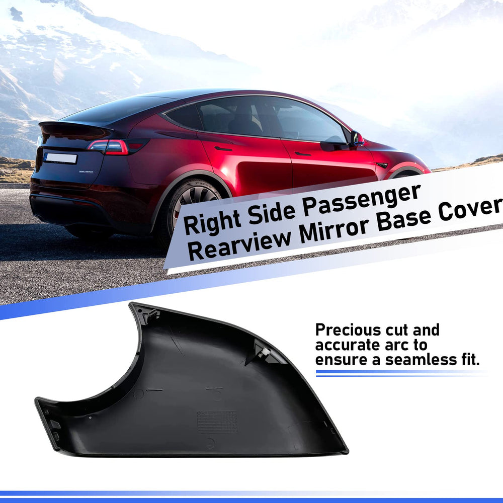 Jaronx Tesla Model 3 mirror base cover made from durable ABS material.