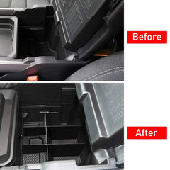 Jaronx tool-free installation graphic shows simple fit in RAM center console.