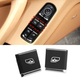 Jaronx Cayenne left window switch button, durable ABS with chrome for reliable use