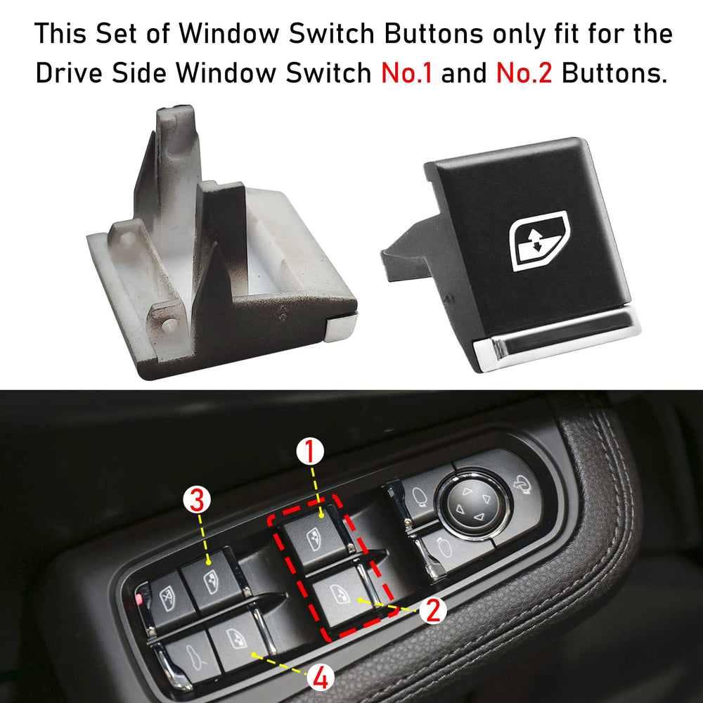 Jaronx Macan left window switch button, durable replacement part