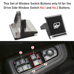 Jaronx Macan left window switch button, durable replacement part