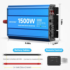 JARXIOKE inverter used in emergency off-grid setup