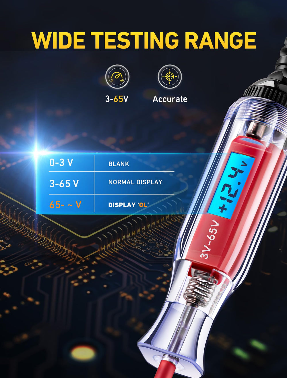 Stainless steel probe from JASTIND for piercing wires in tight spaces.