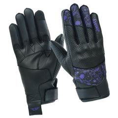 JAUNTY gloves feature stretch panels for flexible, comfortable fit.