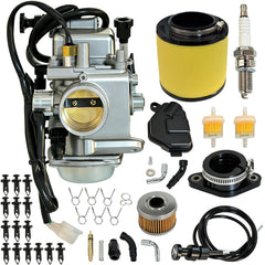 JAVENYIMAN TRX350 carburetor with air filter on Honda Rancher 350 for reliable fuel delivery.