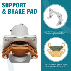 Mounting brackets for JAVIK 1911415 caliper provide easy compatibility.