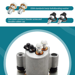 Piston and seal kit ensures durable stopping performance with JAVIK 1911415.