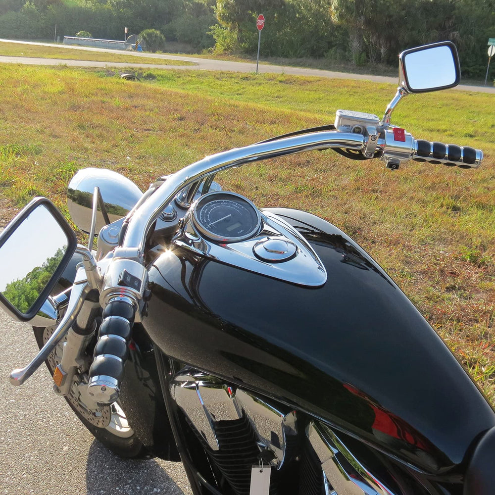 JAVIK anodized aluminum chrome finish detail resists wear and corrosion
