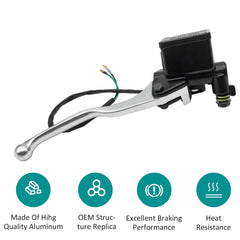 JAVIK front brake master cylinder for KEF300 ensures steady braking on uneven terrains