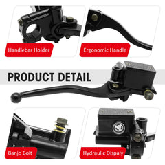 JAVIK front brake master cylinder for Vinson and Ozark offers consistent feel.
