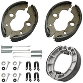 JAVIK front brake shoes kit for Honda ATV improves stopping reliability.