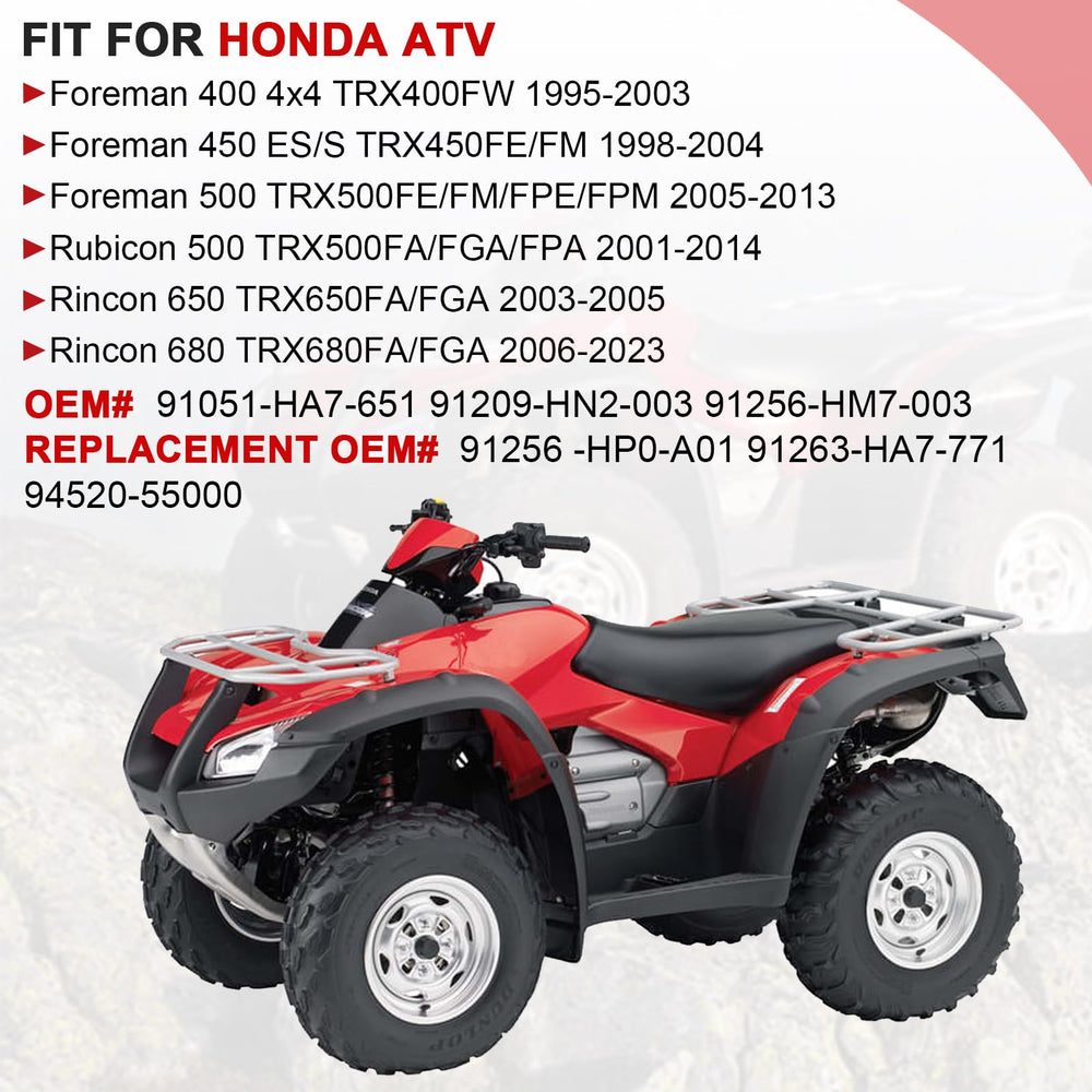 JAVIK front dust seals for Honda Foreman protect against water and dust.