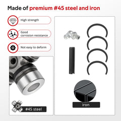 JAVIK U-Joint 2SET fitment guide indicating broad Polaris compatibility.