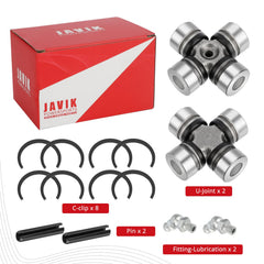 Lubrication fittings included with JAVIK U-Joint 2SET for easy maintenance.