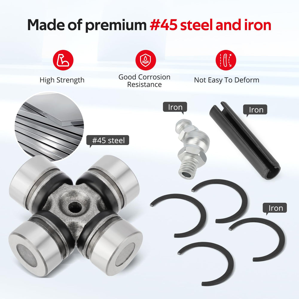 JAVIK U-Joint for Polaris RZR 800 front shaft, rugged compatibility with various models.