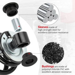 JAVIK upgraded sleeves for durable shock bushing performance and longer service life.