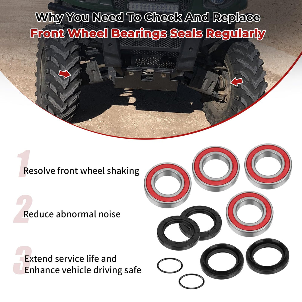 JAVIK bearings and seals for Yamaha Wolverine 350-450 promote smooth operation