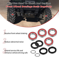 JAVIK bearings and seals for Yamaha Wolverine 350-450 promote smooth operation