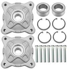 JAVIK front wheel hub pair for Polaris RZR enhances steering stability.