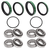 JAVIK front wheel hub strut seals improve front-end accuracy for Polaris Scrambler.