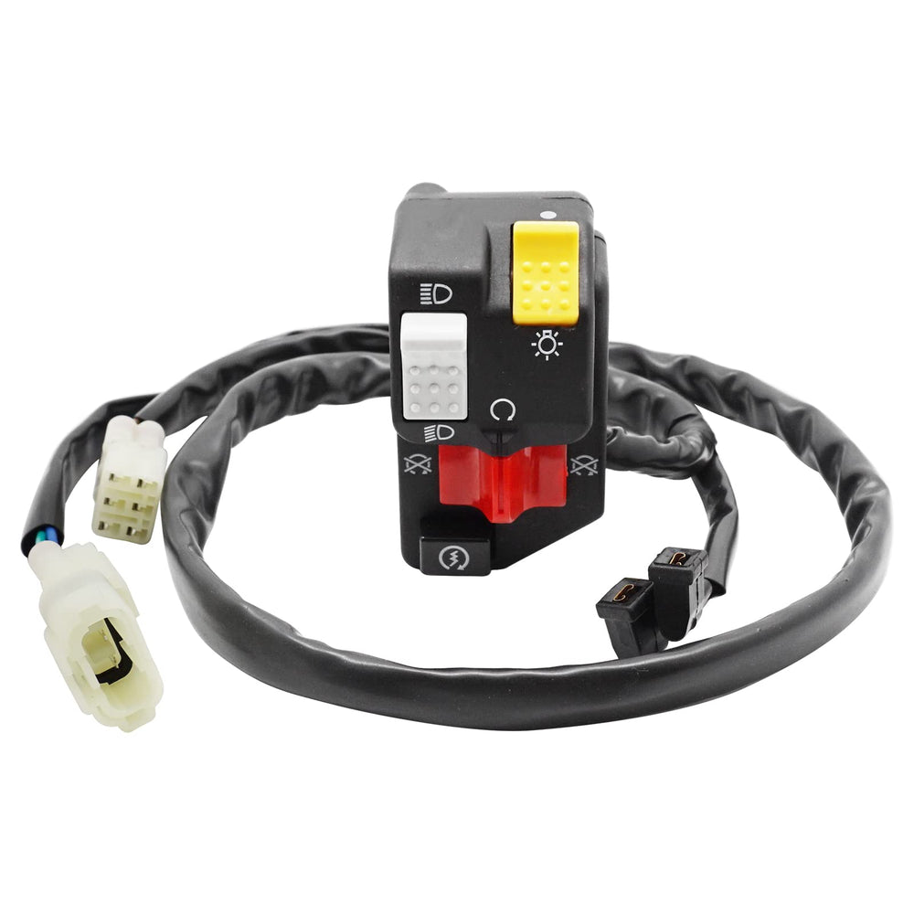 JAVIK handlebar switch with start and headlight controls for Honda TRX400EX (1999-2004).