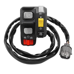 JAVIK Honda Rancher electric shift switch close up showing rugged build