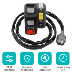 Engine start and kill switch portion of the JAVIK Rancher unit