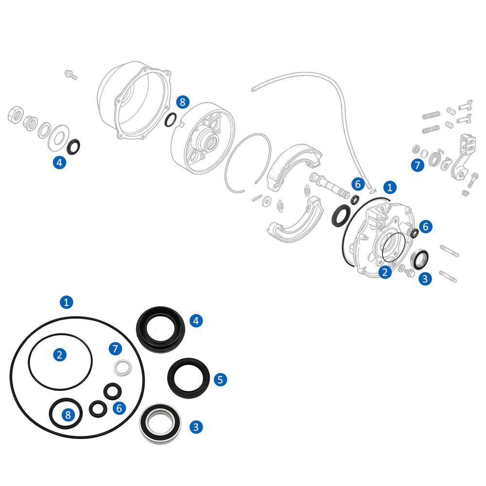 JAVIK O-ring B for TRX300, seals the system for reliable performance