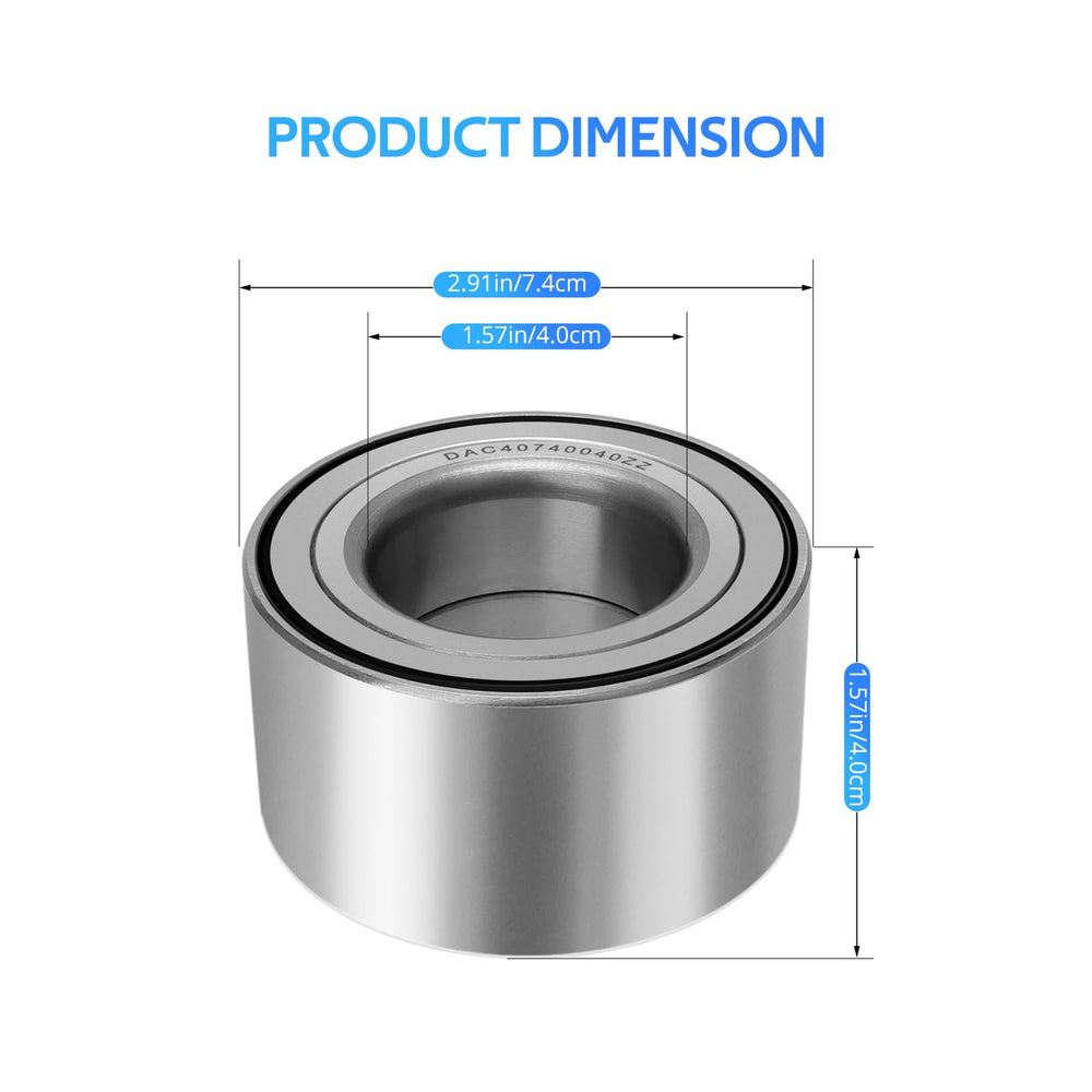 JAVIK retaining rings (7710440) packaged with bearings for installation.