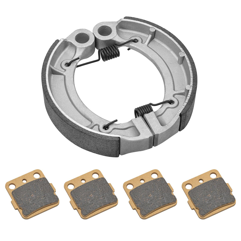 JAVIK semi-metallic-pro front brake pads for Yamaha Grizzly 350 with heat resistance.