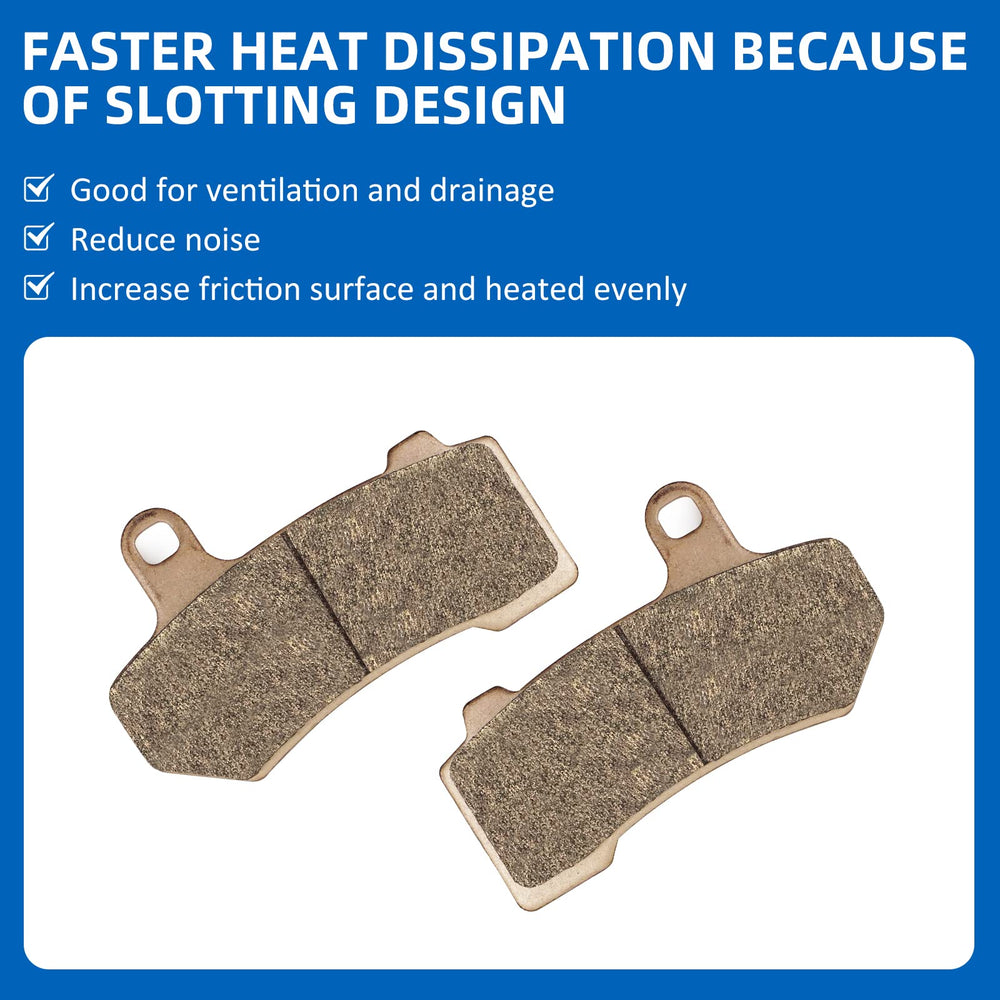 JAVIK sintered brake pads for Harley Road King enable confident stops on long rides.